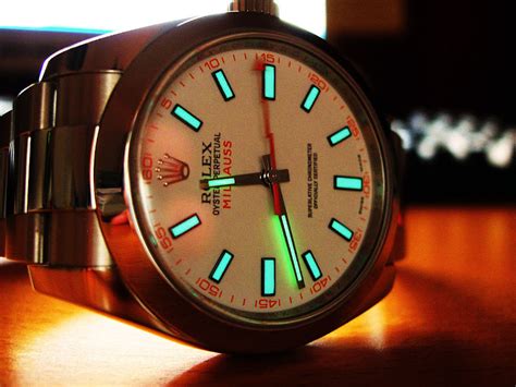 white face rolex milgauss lume shots|rolex milgauss.